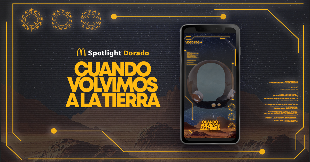 McDonald's Spotlight Dorado Cuando Volvimos a la Tierra Spotlight Dorado 8th Wall