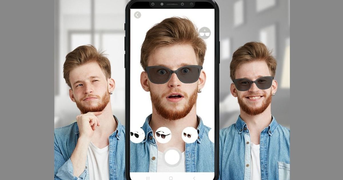 Mens glasses virtual try on online