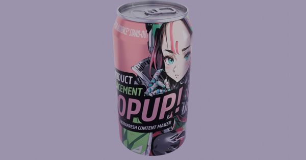 POPUP SODA Product Placement