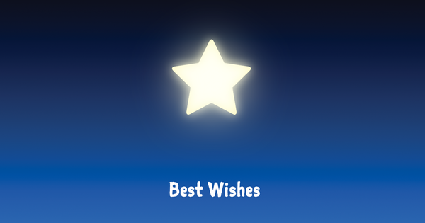 Best Wishes Card